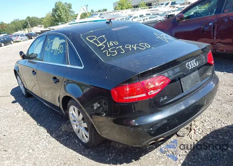 2011 Audi A4 2.0T Premium z USA, uszkodzony, nr VIN WAUFFAFL0BN033650